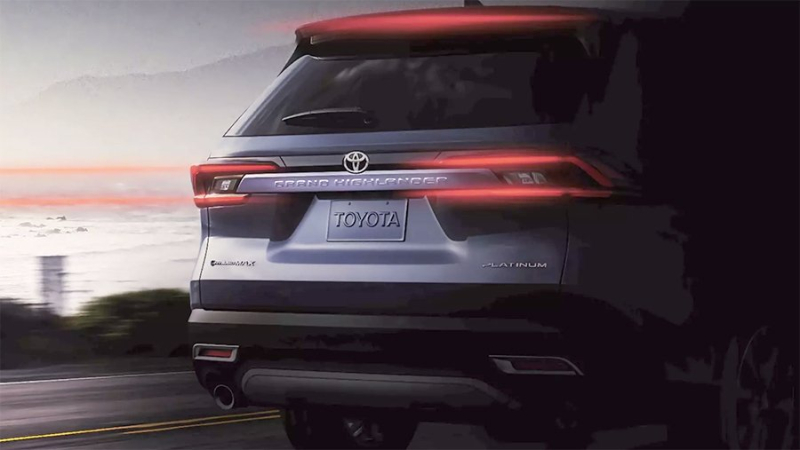 Toyota покажет новый кроссовер Highlander в феврале 2023 года