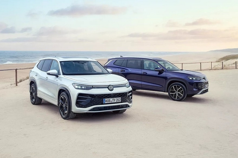 Volkswagen Tayron заменил Tiguan Allspace: длинная база и много силовых установок