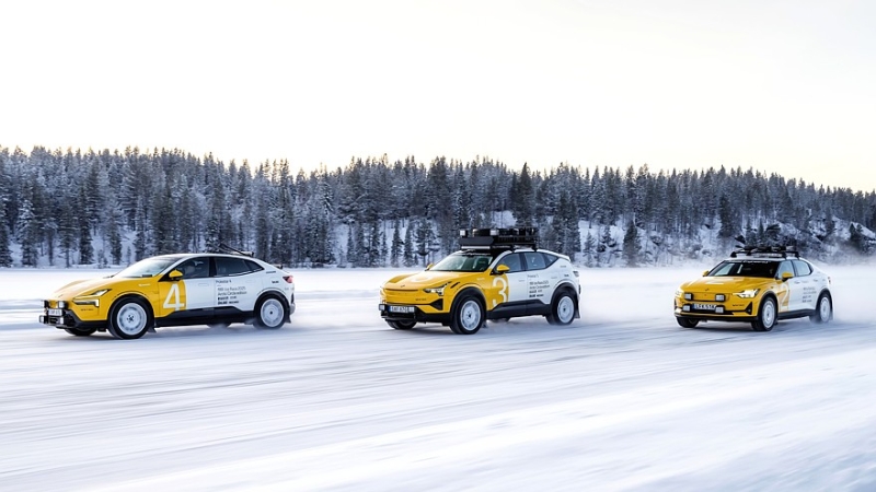 У Polestar 2, 3 и 4 появились спецверсии Arctic Circle в раллийном стиле