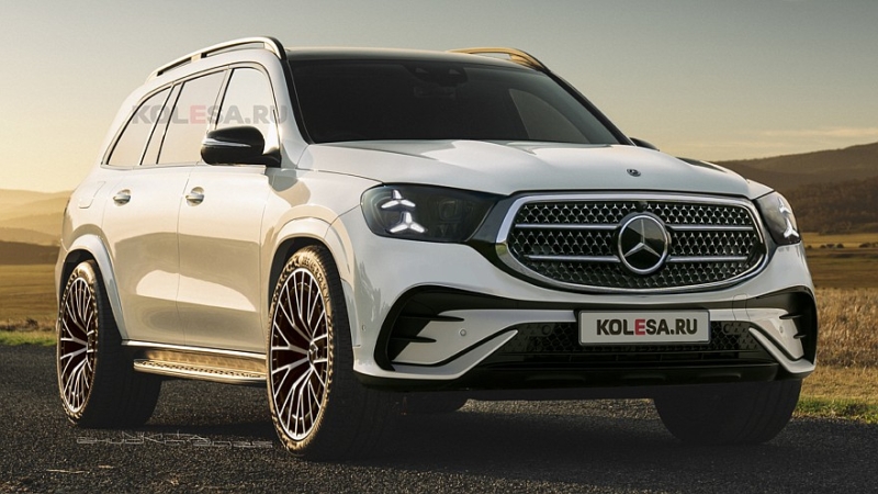 Второй рестайлинг Mercedes-Benz GLS: новые изображения