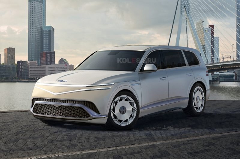 Серийный Genesis GV90: первые изображения