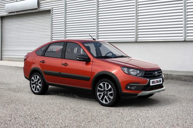 Новый лифтбек Lada Granta Cross: первые изображения