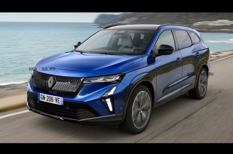Renault собирается обновить кроссовер Espace: первое изображение