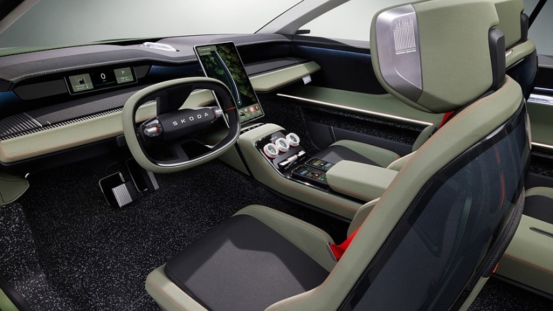 Skoda анонсировала новый кроссовер размером с Kodiaq: первые тизеры