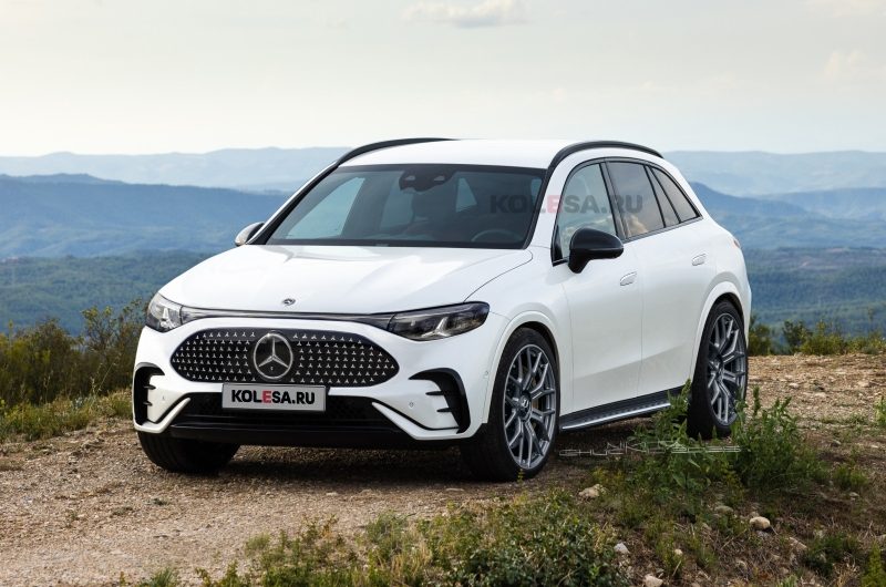 Электрический кроссовер Mercedes-Benz GLC: новые изображения