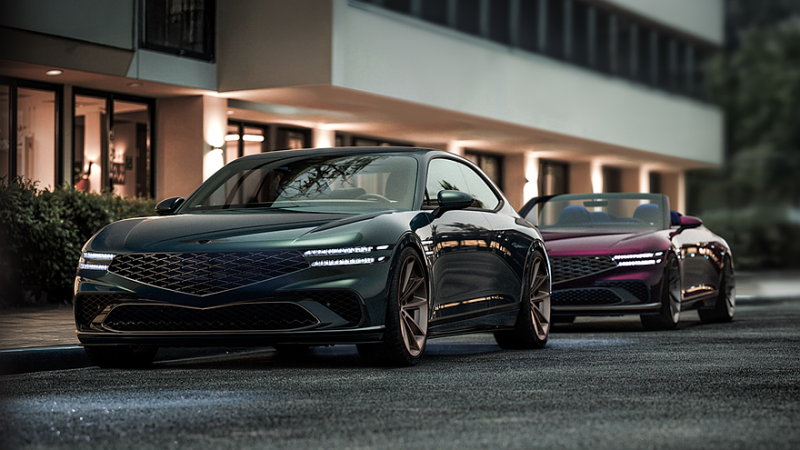 Genesis создал X Gran Coupe и X Gran Convertible на базе флагманского седана G90