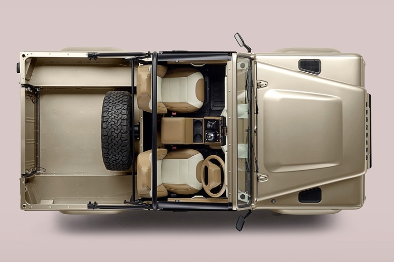 Классический Defender с V8 и мягким верхом теперь доступен и в заводском исполнении