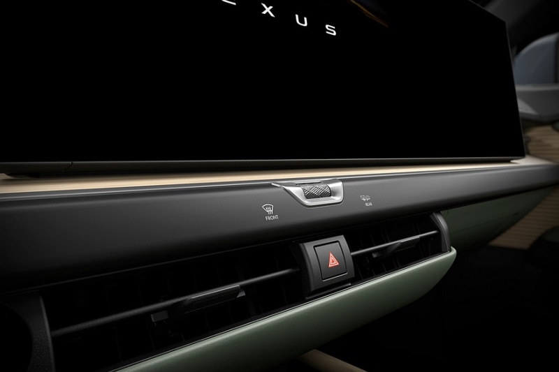 Новый седан Lexus ES: гибрид или электрокар и два варианта оформления салона