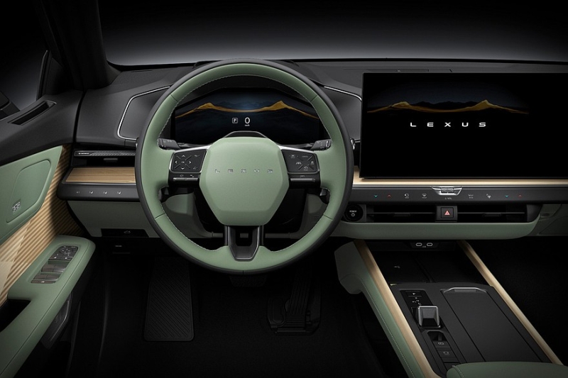 Новый седан Lexus ES: гибрид или электрокар и два варианта оформления салона