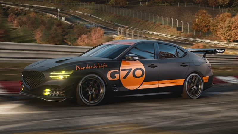 Genesis подготовил трековый седан G70, который мог бы составить конкуренцию BMW M3
