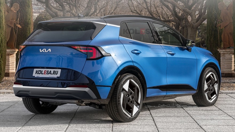Обновлённый короткий Kia Sportage: первые изображения