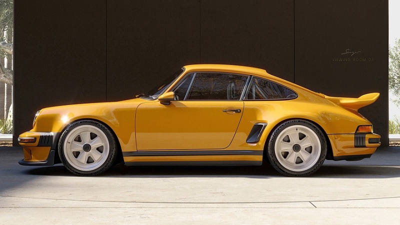 Очередной крутой Porsche 911 от Singer: широкий кузов, четыре фары и атмосферные 426 л.с.