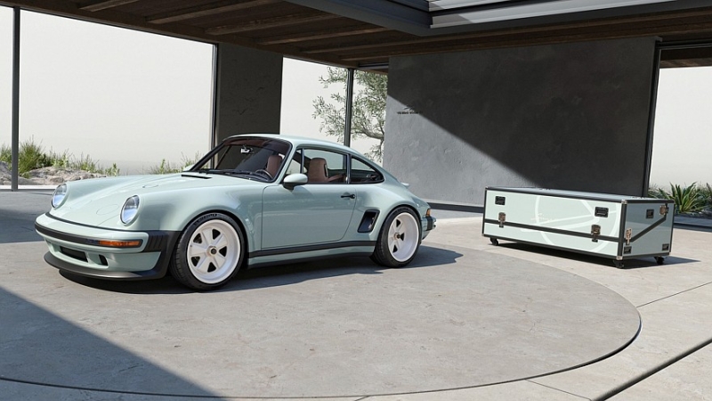 Очередной крутой Porsche 911 от Singer: широкий кузов, четыре фары и атмосферные 426 л.с.