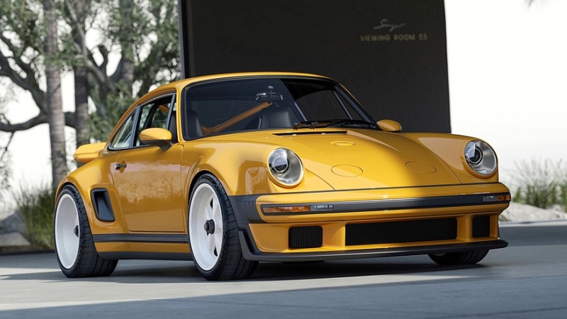 Очередной крутой Porsche 911 от Singer: широкий кузов, четыре фары и атмосферные 426 л.с.