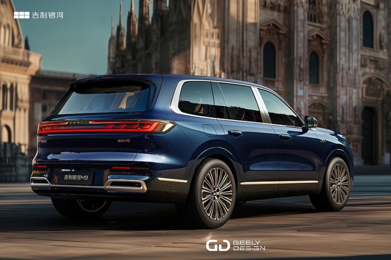 Роскошный кроссовер Geely Galaxy M9 представлен в Европе