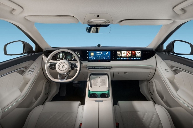 Салон обновлённого кроссовера Voyah Free показали на свежих официальных кадрах