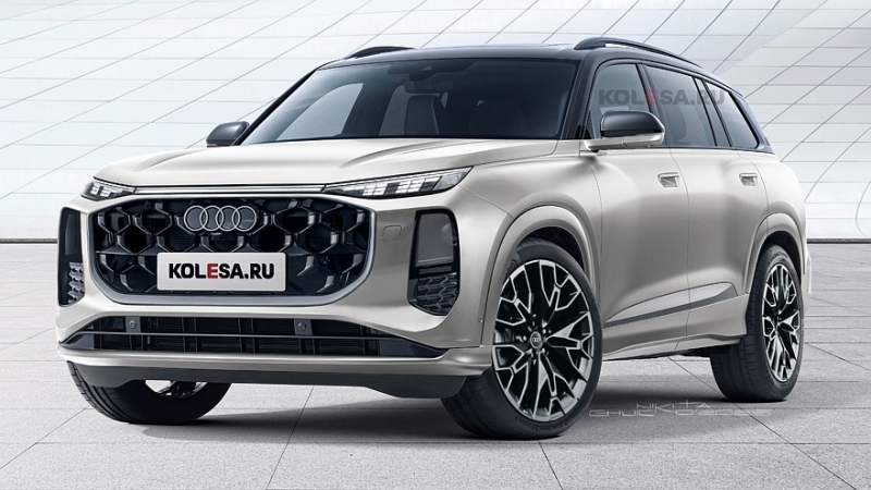 Обновлённый Audi Q6: первые изображения