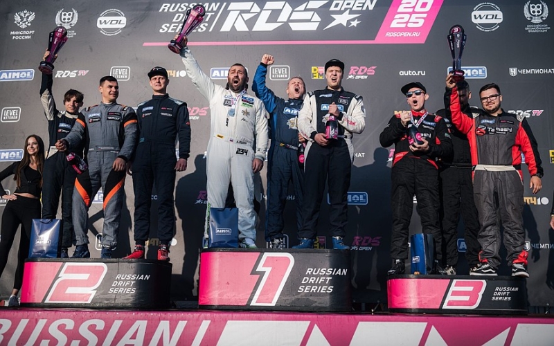 Рекорд в 100 баллов и новые имена: завершён третий этап чемпионата по дрифту RDS Open