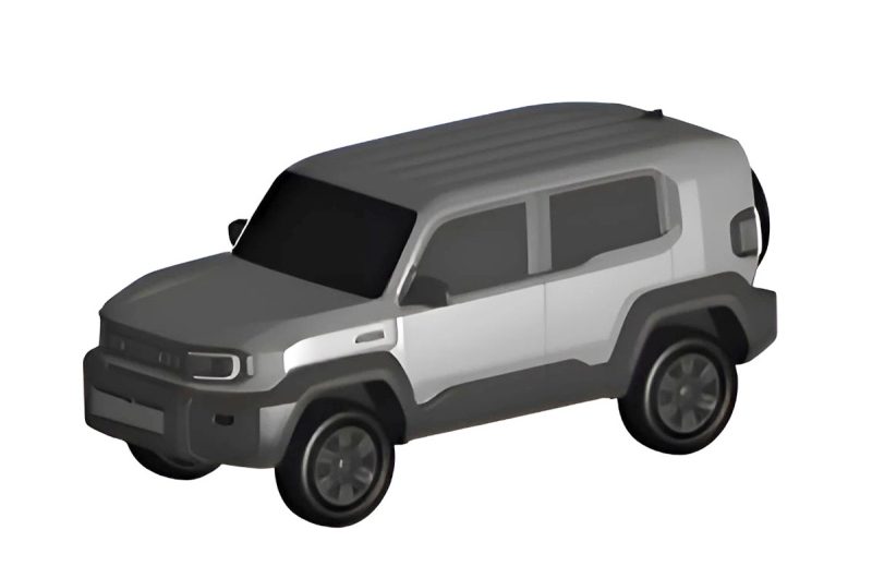 Внешность нового внедорожника Toyota Land Cruiser FJ раскрыта на патентном изображении