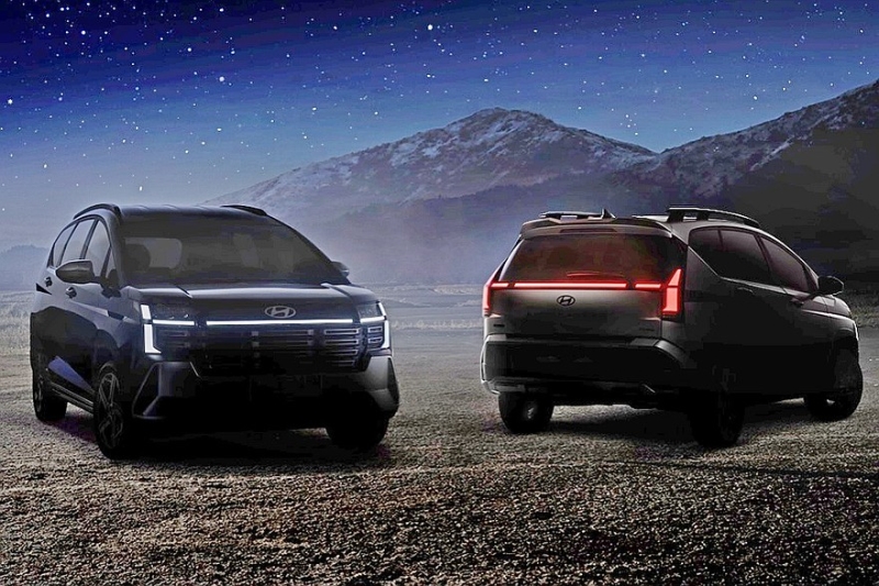 Компактвэн Hyundai Stargazer сменит имидж после рестайлинга: официальные изображения