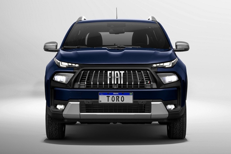 Представлен обновлённый пикап Fiat Toro: внушительнее, но не особо богаче