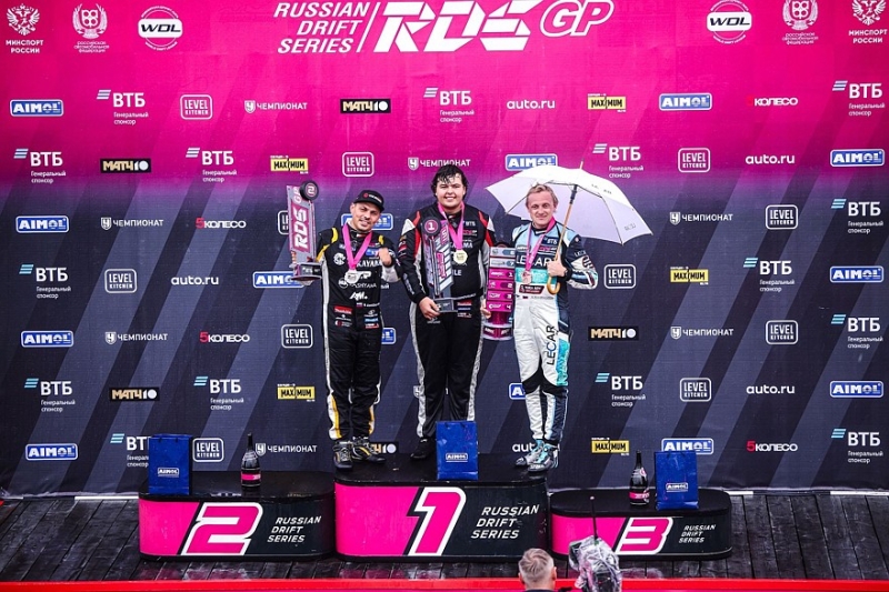 Тимофей Добровольский в сложнейших условиях одержал дебютную победу в RDS GP на «Красном кольце»