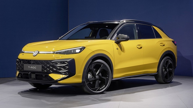 Volkswagen рассекретил кроссовер T-Roc нового поколения, цена известна