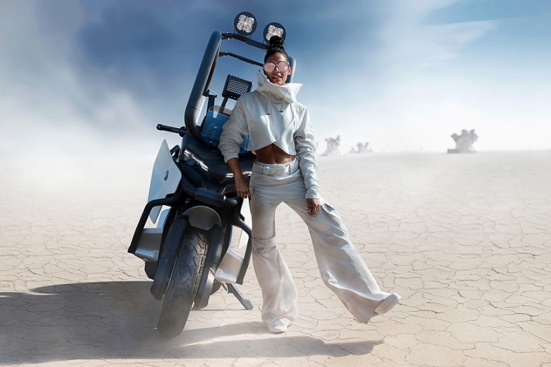 Давай опять попробуем без шлема: BMW представила новый скутер с крышей