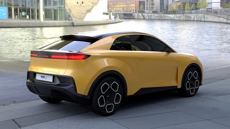 Для портфолио: студия Italdesign показа кросс-купе EVX Project на платформе Volkswagen