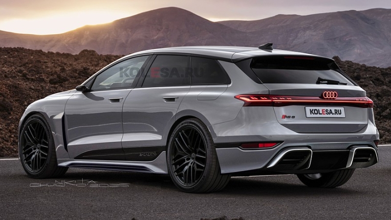 Новый Audi RS6 Avant e-tron: первые изображения