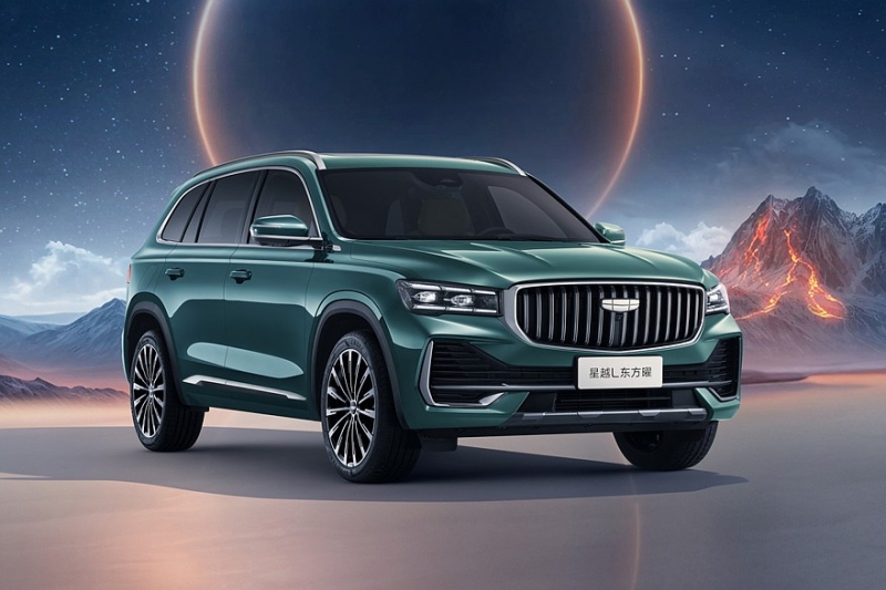 Обновлённый Geely Monjaro: более мощный мотор и модное табло