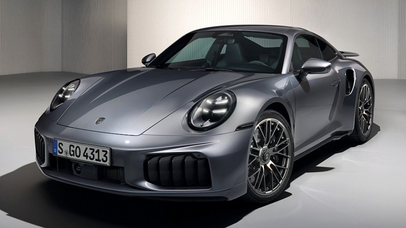 Обновлённый Porsche 911 Turbo S: гибридные 711 л.с., масса 1740 кг и 2,5 с до «сотни»