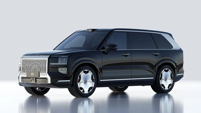 Роскошный гибридный кроссовер Zeekr 9X вышел на рынок: 1400 л.с. и 3,1 с до «сотни»