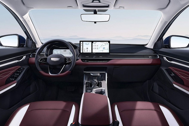 Седан Geely Emgrand нового поколения: показан интерьер