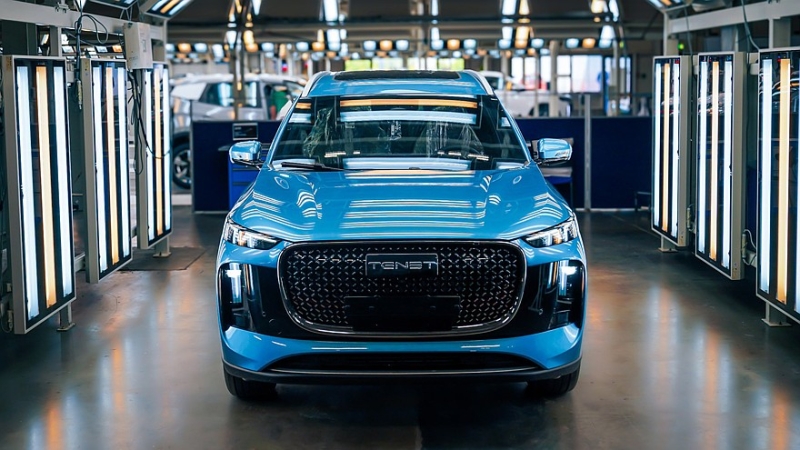 Третий кроссовер на заводе в Калуге: стартовало производство Tenet T8