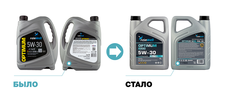 Бренд моторных масел reinWell представил новый дизайн канистры