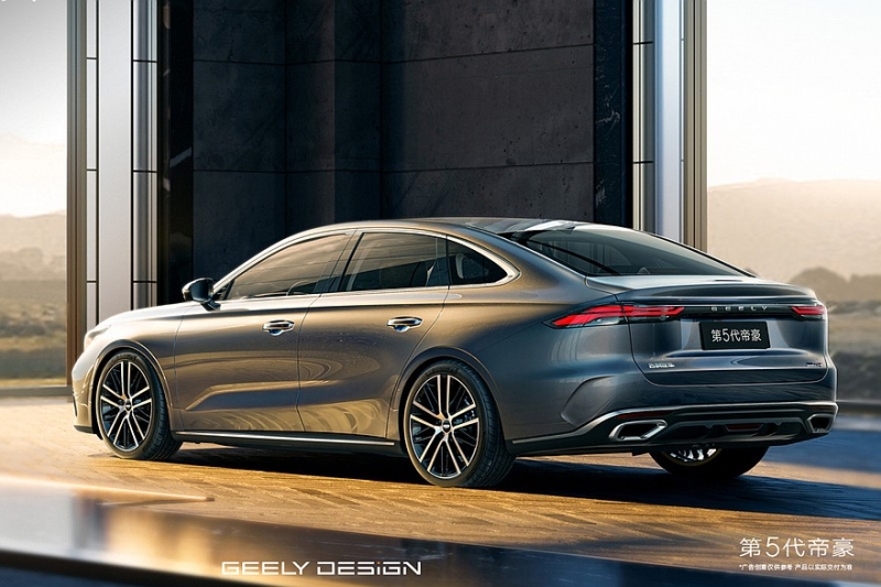 Geely Emgrand нового поколения показали на свежих официальных фото