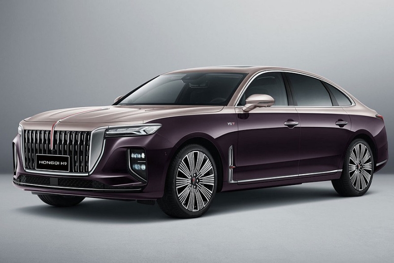 Обновлённый седан Hongqi H9 появился в России: V6 и полный привод