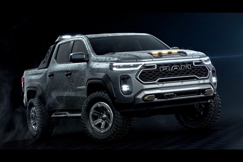 Пикап Ram Dakota, ещё один родственник Fiat, Peugeot и Changan: засвечена серийная версия