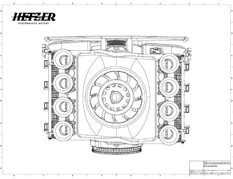 В США разработали новый 8-цилиндровый оппозитный мотор с воздушным охлаждением