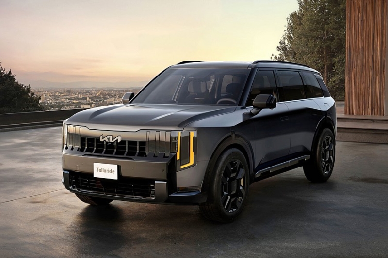 Большой кроссовер Kia Telluride нового поколения: дизайн полностью раскрыт