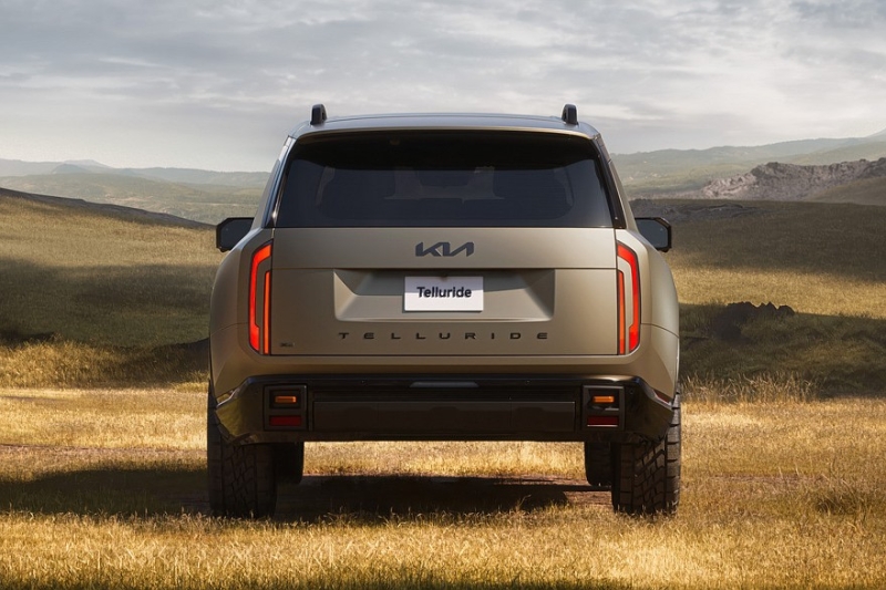 Большой кроссовер Kia Telluride нового поколения: дизайн полностью раскрыт