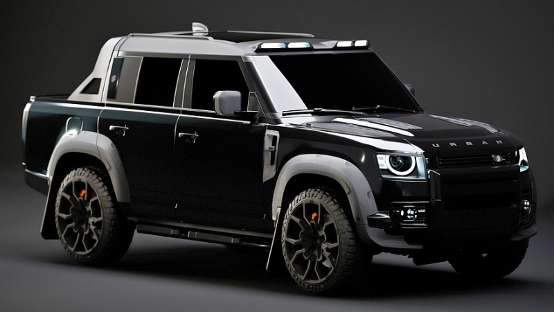 Land Rover Defender стал пикапом стараниями Heritage Customs и Urban Automotive