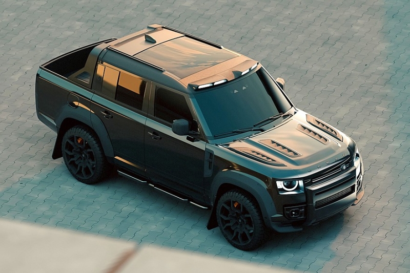 Land Rover Defender стал пикапом стараниями Heritage Customs и Urban Automotive