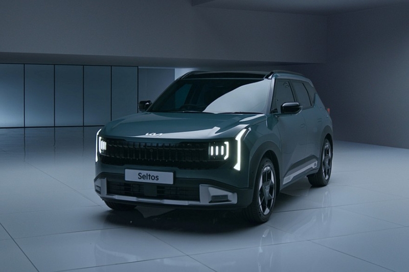 Кроссовер Kia Seltos нового поколения: больше и агрессивнее, есть гибрид и дизель