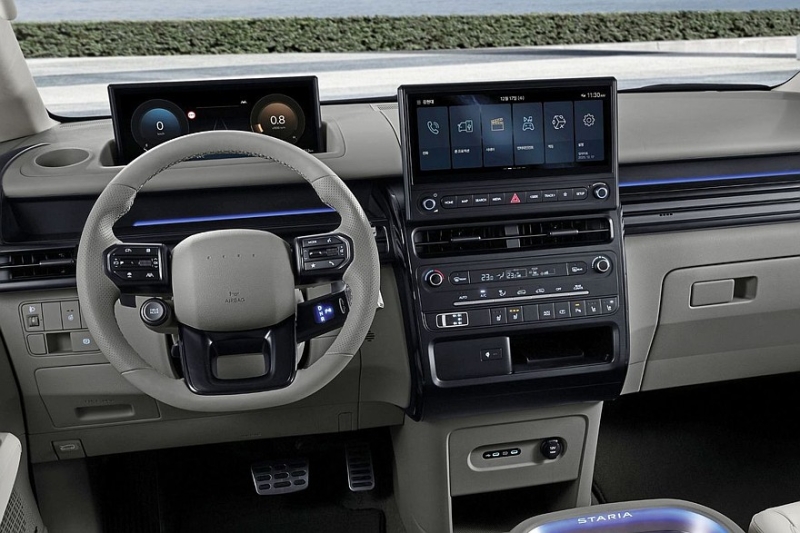 Обновлённое семейство Hyundai Staria: декор, экраны побольше и физические кнопки