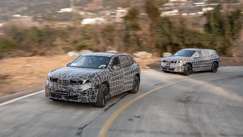 BMW готовит длиннобазный кроссовер iX3: первые фото и подробности