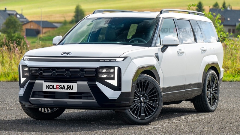 Обновлённый Hyundai Santa Fe: первые изображения