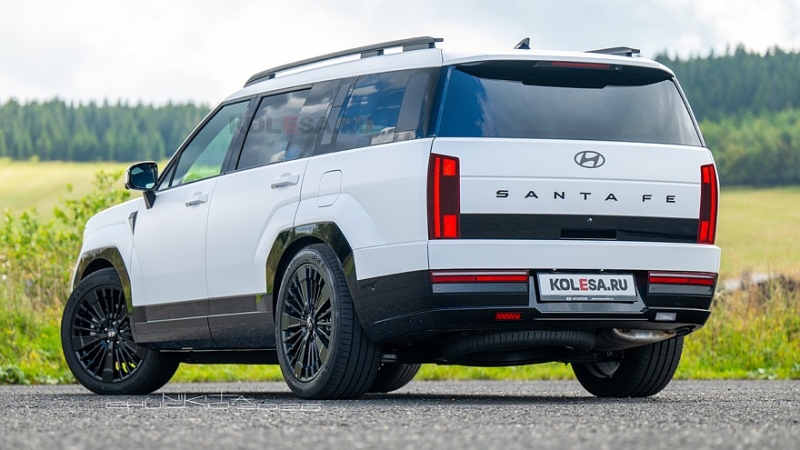Обновлённый Hyundai Santa Fe: первые изображения