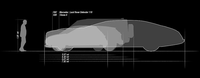 Тяжёлый люкс из Италии: представлен 7,92-метровый рамный седан Aznom L’Epoque